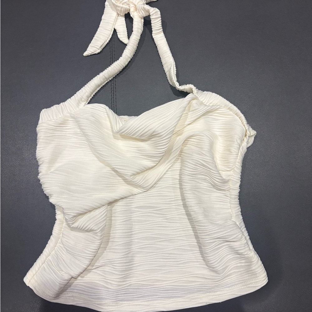 Elegant Cream Women's Top